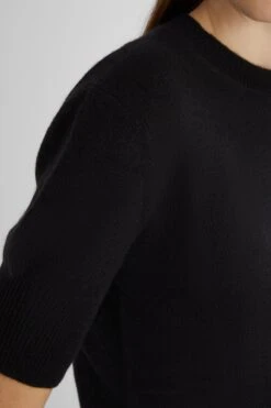 ERMANNO SCERVINO Black Pure Cashmere Sweater -Angelina Store D455L309PYU 95708 05