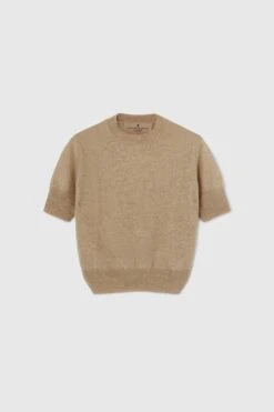 ERMANNO SCERVINO Pure Cashmere Toupe Sweater