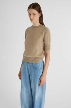 ERMANNO SCERVINO Pure Cashmere Toupe Sweater -Angelina Store D455L309PYU M1507 02 0d20d97b c7c1 4dd2 aa85 df14b96d1e85