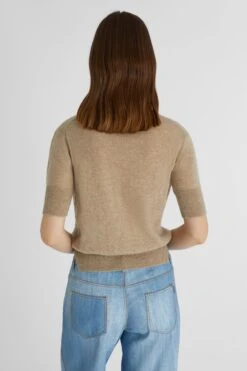 ERMANNO SCERVINO Pure Cashmere Toupe Sweater -Angelina Store D455L309PYU M1507 04 65ceb2a1 6a73 40e3 b2cf 0484d403218a