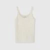 ERMANNO SCERVINO White Pure Cashmere Tank Top -Angelina Store D455L332PYU 11001 01 4ab0806c f021 4790 bce7 2a5a83b12a8b