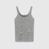 ERMANNO SCERVINO Gray Pure Cashmere Tank Top -Angelina Store D455L332PYU M1515 01 7c1eb401 03dd 4d5d 9aa5 19c3d6bb0f8a