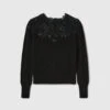 ERMANNO SCERVINO Black Pure Cashmere Sweater With Lace 2 ERMANNO SCERVINO Black Pure Cashmere Sweater With Lace -Angelina Store D455M319APPYU 95708 01 40589400 27d1 4d9f 9877 abc1774fcc06