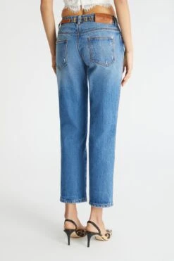 ERMANNO SCERVINO Straight-cut Denim Trousers -Angelina Store D457P301FKV 94037 04