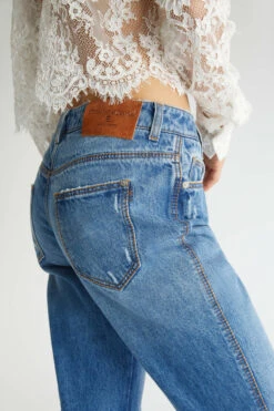 ERMANNO SCERVINO Straight-cut Denim Trousers -Angelina Store D457P301FKV 94037 05