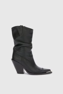 ERMANNO SCERVINO Soft Calfskin Low Texan