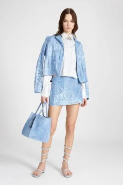 ERMANNO SCERVINO Silk Blend Micro-striped Crop Shirt -Angelina Store D462K730MJJ A4501 04 416ecd44 2c4a 4c47 9754 2c2f109c9a12