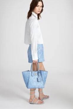 ERMANNO SCERVINO Silk Blend Micro-striped Crop Shirt -Angelina Store D462K730MJJ A4501 05 b136944c a747 4d89 9aff e33de2c1bc26