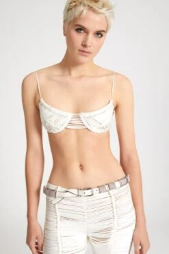 ERMANNO SCERVINO Structured Silk Bra Handmade In Soutache Technique -Angelina Store D462L712HKC 10602 02 b3b6d135 241d 43dc 956f 26aed319559c