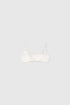 ERMANNO SCERVINO Silk-blend Deconstructed Bra