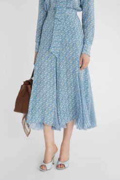 ERMANNO SCERVINO Pure Silk Midi Skirt With Floral Print And Pleated Underskirt -Angelina Store D462O340OYQ S4624 03 38152843 273f 43ec bc5f c87bf1a747cb