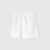 ERMANNO SCERVINO Short Skirt In Cotton Muslin With Valencienne Lace Details -Angelina Store D462O721CSJGE 14800 01