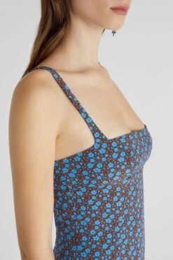 ERMANNO SCERVINO Pure Silk Crepe De Chine Dress With Micro Flower Print And Lace Applique On The Bottom 11 ERMANNO SCERVINO Pure Silk Crepe De Chine Dress With Micro Flower Print And Lace Applique On The Bottom -Angelina Store D462Q308OYQ S4623 05 a552d6ae 5467 4b6c 9cc8 b0f05a52c256