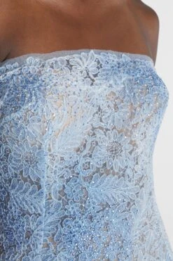 ERMANNO SCERVINO Light Denim Print Lace Bustier Dress With Tone-on-tone Crystal Appliques 10 ERMANNO SCERVINO Light Denim Print Lace Bustier Dress With Tone-on-tone Crystal Appliques -Angelina Store D462Q394CTEHQ S4217 04 43f15fff 66f1 444a b54d 9da7b9a63bf5