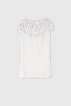 ERMANNO SCERVINO Short Flared Dress With Soutache Work On The Neckline