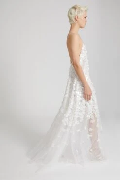 ERMANNO SCERVINO Long Toulle Dress With Sequin Degrade -Angelina Store D462Q735CPTTJ 10602 04