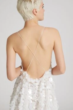 ERMANNO SCERVINO Long Toulle Dress With Sequin Degrade -Angelina Store D462Q735CPTTJ 10602 05