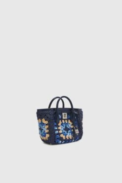 ERMANNO SCERVINO Mini Shopping Bag In Multicolor Rafia With Hand-made Crochet Weave -Angelina Store D463S352FMRDM B4623 03 470a8595 385d 4973 b77b 227b269d4a17