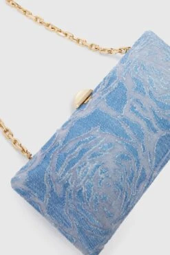 ERMANNO SCERVINO New Rose In Denim With Devore Roses -Angelina Store D463S700QMV S4217 04 5f4e8586 45ea 478e 82ea 1f75c9967cfb