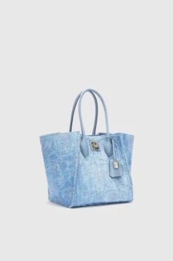 ERMANNO SCERVINO Floral-patterned Devore Denim Medium Maggie -Angelina Store D463S754QMV S4217 03 9a3119b5 6553 43e1 8154 c218881187e8