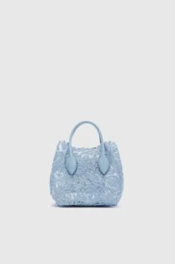 ERMANNO SCERVINO Mini Margot In Rafia Lace With Crystals