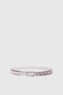 ERMANNO SCERVINO Smooth Calfskin Belt With Stones