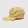 ERMANNO SCERVINO High-mesh Braided Rafia Hat