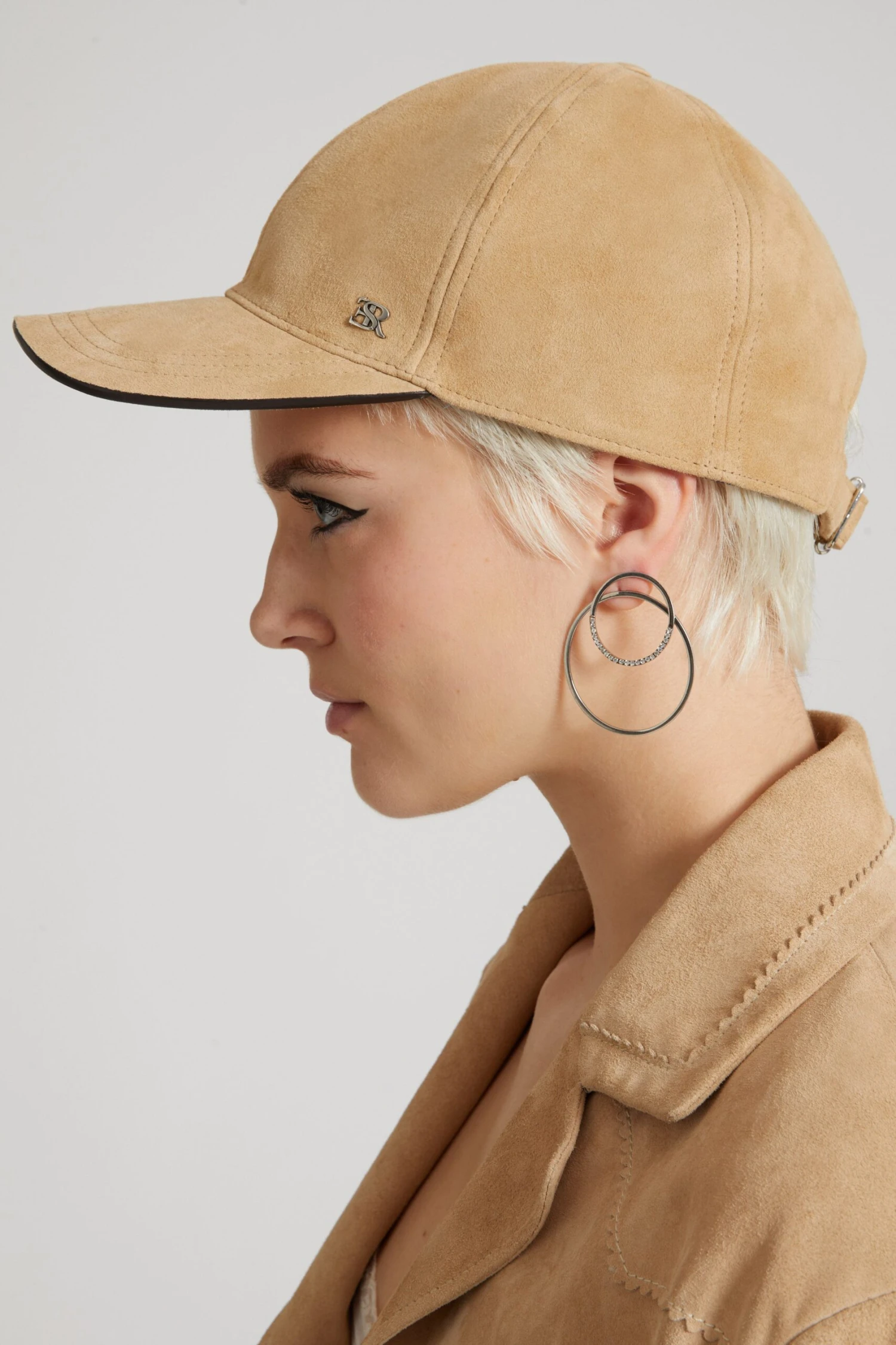 ERMANNO SCERVINO Basball Hat In Suede 4 ERMANNO SCERVINO Basball Hat In Suede - Image 3