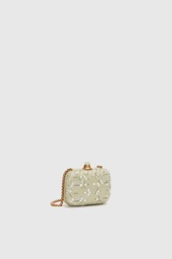 ERMANNO SCERVINO Micro Clutch Jewel In Suede With Crystals -Angelina Store D463W810CTZTM 30212 03
