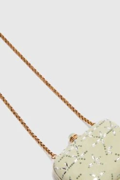 ERMANNO SCERVINO Micro Clutch Jewel In Suede With Crystals -Angelina Store D463W810CTZTM 30212 04