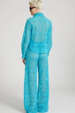 ERMANNO SCERVINO Soft Macrame Lace Trousers 11 ERMANNO SCERVINO Soft Macrame Lace Trousers -Angelina Store D464P613FDHGJ 65123 05