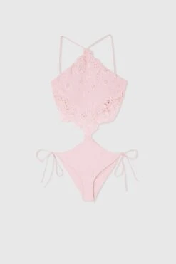 ERMANNO SCERVINO Trikini With Macrame Lace