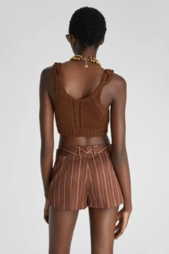 ERMANNO SCERVINO Pure Cotton Top Made By Hand -Angelina Store D465L338OQI 91230 04