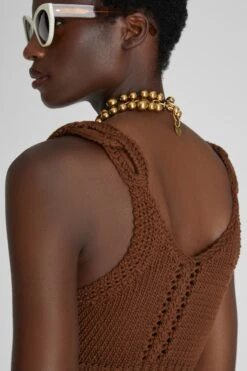 ERMANNO SCERVINO Pure Cotton Top Made By Hand -Angelina Store D465L338OQI 91230 05