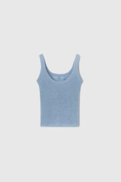 ERMANNO SCERVINO Pure Cashmere Top With Pearl Stitch Weave