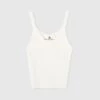 ERMANNO SCERVINO Ribbed Tank Top With Thin Strap -Angelina Store D465L350HVT 10602 01