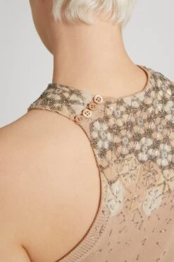 ERMANNO SCERVINO Pure Cotton Knitted Tank Top With Crystals -Angelina Store D465L700ERRXV 41112 04 def2447f d229 473c a9a0 abd82f792dbf