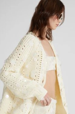 ERMANNO SCERVINO Cotton Knit Bra With Sequins -Angelina Store D465L718CPSQE 10105 04