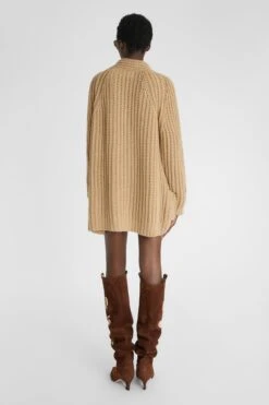 ERMANNO SCERVINO Pure Cashmere Cardigan With English Rib Knit -Angelina Store D465N327PYU 60920 04