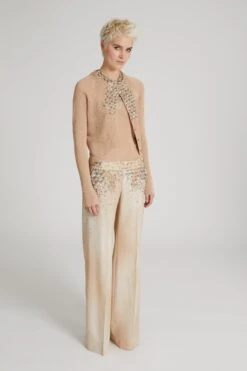 ERMANNO SCERVINO Knitted Cotton Cardigan With Hand-embroidered Micro Crystals -Angelina Store D465N700RRXV 41112 03 8be17969 8bff 4643 bc7b 039016a56e82