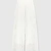 ERMANNO SCERVINO Viscose Blend Cropped Trousers With Lace -Angelina Store D465P303APIKT 14800 01 d628ae3c 5efb 49ff 95a3 109a9742deed