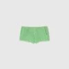 ERMANNO SCERVINO Pistachio Green Cotton Crochet Knit Shorts -Angelina Store D465P705FMUJH 56310 01
