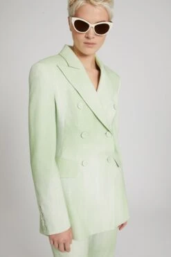 ERMANNO SCERVINO Double-breasted Jacket In Viscose Marocain With Denim Print 9 ERMANNO SCERVINO Double-breasted Jacket In Viscose Marocain With Denim Print -Angelina Store D466I714EMY S4665 03 d0c54213 d0d9 41de 8309 438ba6516ed1