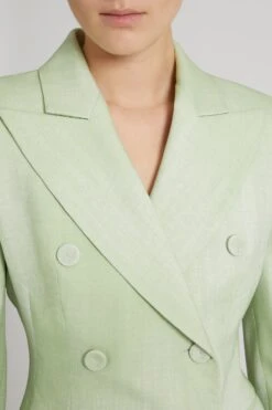 ERMANNO SCERVINO Double-breasted Jacket In Viscose Marocain With Denim Print 10 ERMANNO SCERVINO Double-breasted Jacket In Viscose Marocain With Denim Print -Angelina Store D466I714EMY S4665 04 a8ccb445 94c1 458d 87e6 7d3b39390bc8