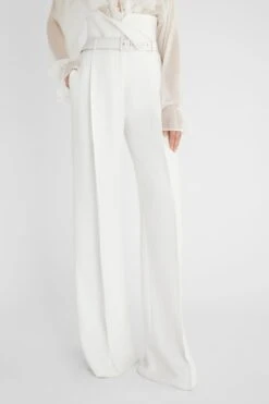 ERMANNO SCERVINO High-waisted Palazzo Pants With Belt -Angelina Store D466P304TEILM 14800 03