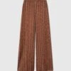 ERMANNO SCERVINO Palazzo Trousers With Pinstripe Print -Angelina Store D466P308USZ S4634 01