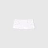 ERMANNO SCERVINO Linen Blend Shorts With Handmade Geometric Pattern Cutout 1 ERMANNO SCERVINO Linen Blend Shorts With Handmade Geometric Pattern Cutout -Angelina Store D466P706SGDIE 14800 01