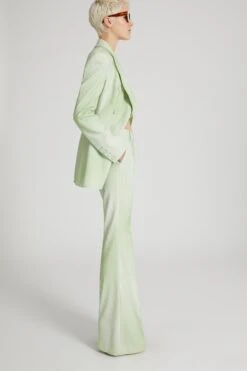 ERMANNO SCERVINO Palazzo Trousers In Marocain Denim Print -Angelina Store D466P727EMY S4665 03 e8665a0d 7309 4ffd 89e6 74528ecf28ec