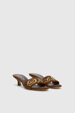 ERMANNO SCERVINO Suede Mule With Hand-embroidered Floral Details In Natural Rafia 9 ERMANNO SCERVINO Suede Mule With Hand-embroidered Floral Details In Natural Rafia -Angelina Store D468Z300RZTM 91230 03 9e0cbdf0 eabb 4d84 8ce5 e047576aad80