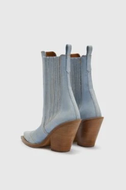 ERMANNO SCERVINO Low Denim Texan With Metal Toe Cap -Angelina Store D468Z360QNJ 64021 04 247f1cd1 cfd9 4aa1 b550 d74984480ee3